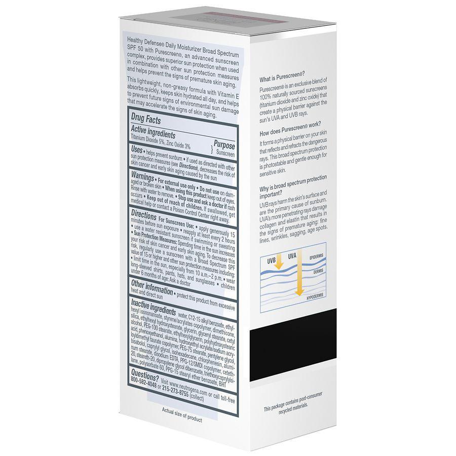 商品Neutrogena|Sensitive Moisturizer, SPF 50 Fragrance-Free,价格¥116,第4张图片详细描述
