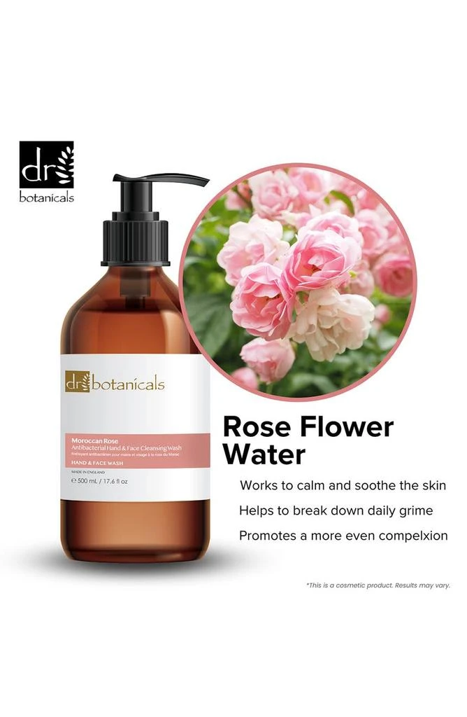 商品Dr. Botanicals|Moroccan Rose Antibacterial Hand & Face Cleansing Wash,价格¥207,第3张图片详细描述