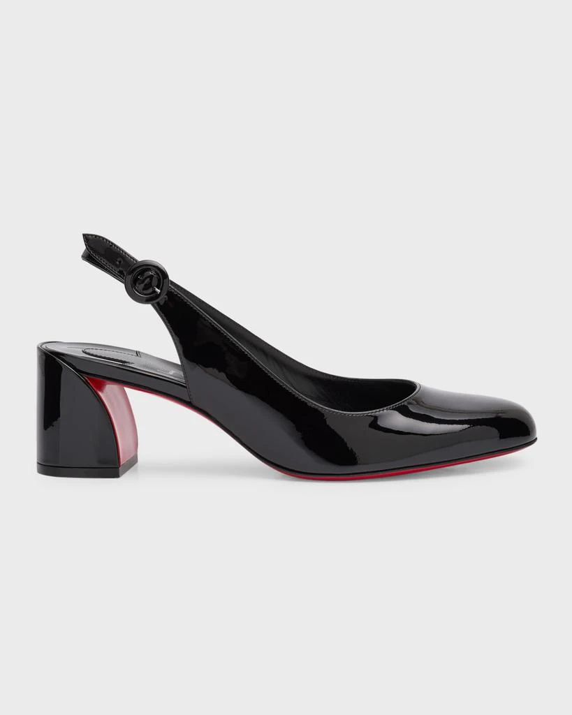 商品Christian Louboutin|So Jane Patent Red Sole Slingback Pumps,价格¥6903,第1张图片