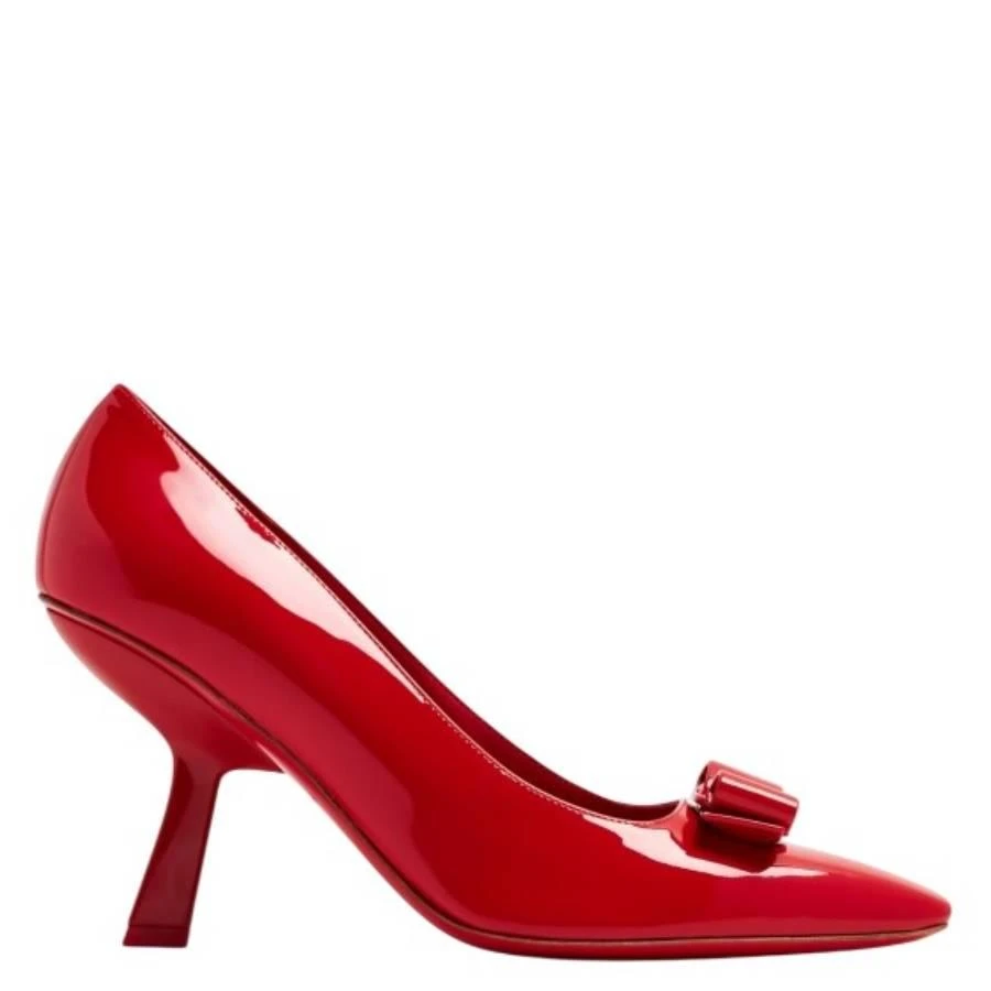 商品Salvatore Ferragamo|Ferragamo Patent Leather Vara Bow Pumps,价格¥4058,第1张图片