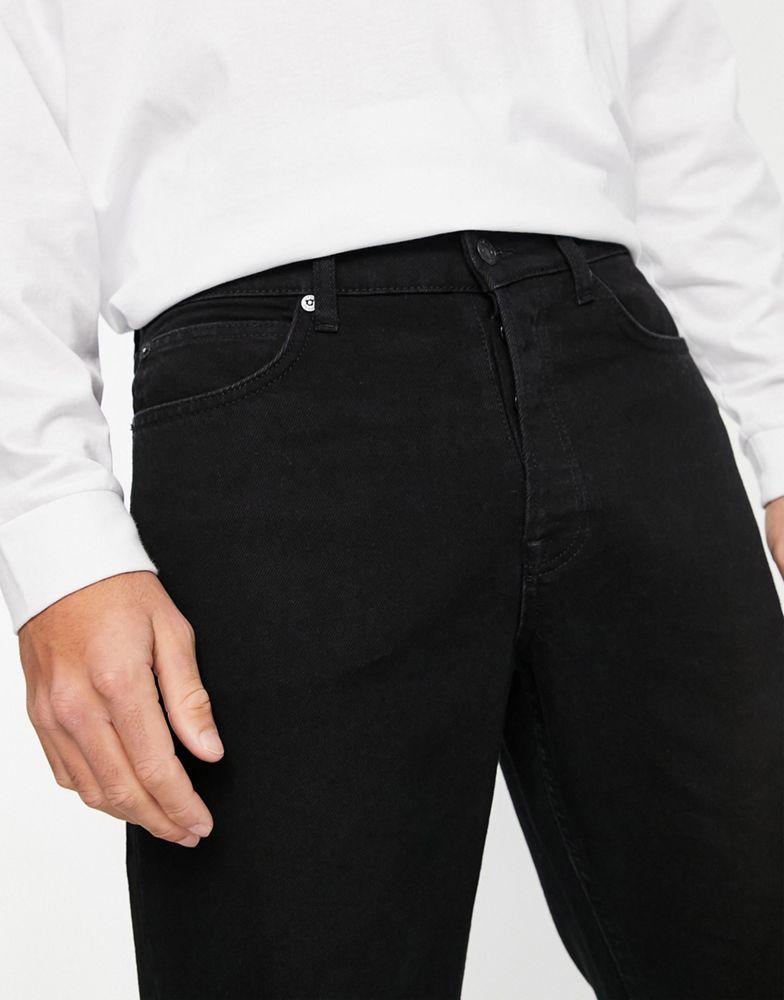 Topman baggy jeans in black商品第3张图片规格展示