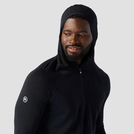 商品Backcountry|Spruces Lightweight Merino 1/2-Zip Hooded Baselayer - Men's,价格¥533,第3张图片详细描述