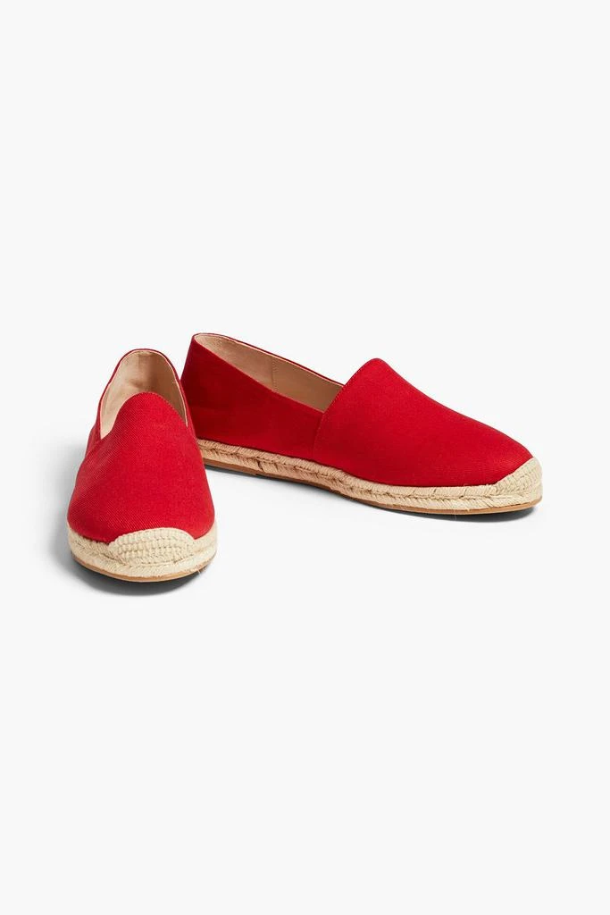 商品Stuart Weitzman|Mykonos cotton-gabardine espadrilles,价格¥613,第2张图片详细描述