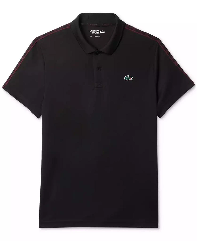 商品Lacoste|Men's Jacquard Striped Polo Shirt,价格¥861,第1张图片