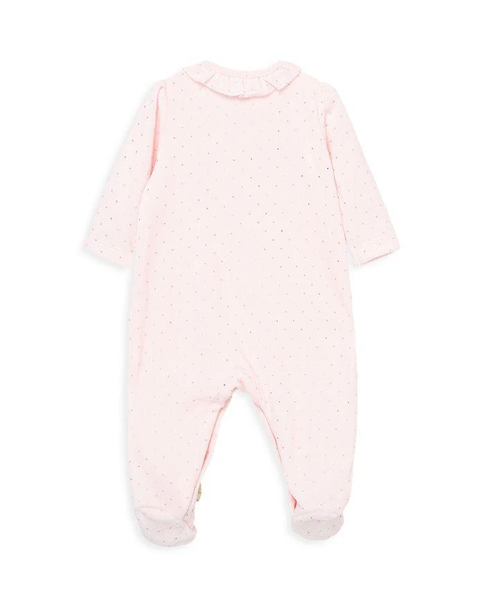 商品Little Me|Girls' Velour Shine Dot Footie - Baby,价格¥178,第2张图片详细描述