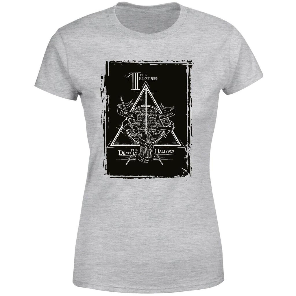 商品Harry Potter|Harry Potter Three Brothers Women's T-Shirt - Grey,价格¥170,第1张图片详细描述