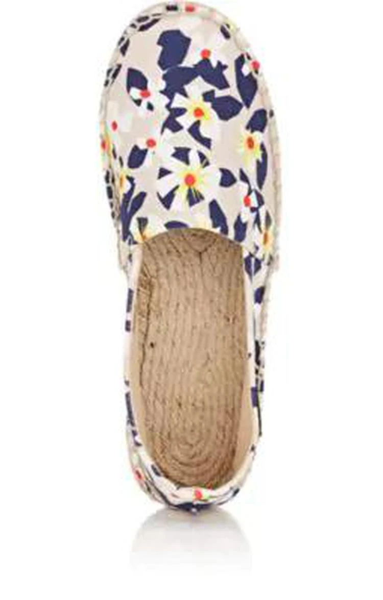 商品Jil Sander|Floral Gabardine Espadrilles,价格¥559,第4张图片详细描述