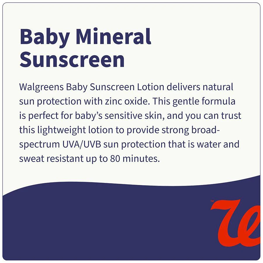 商品Walgreens|Baby Mineral Sunscreen SPF 50,价格¥41,第4张图片详细描述