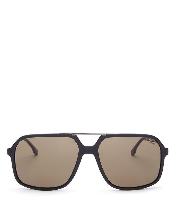 商品Carrera|Unisex Polarized Brow Bar Square Sunglasses, 59mm,价格¥1307,第6张图片详细描述