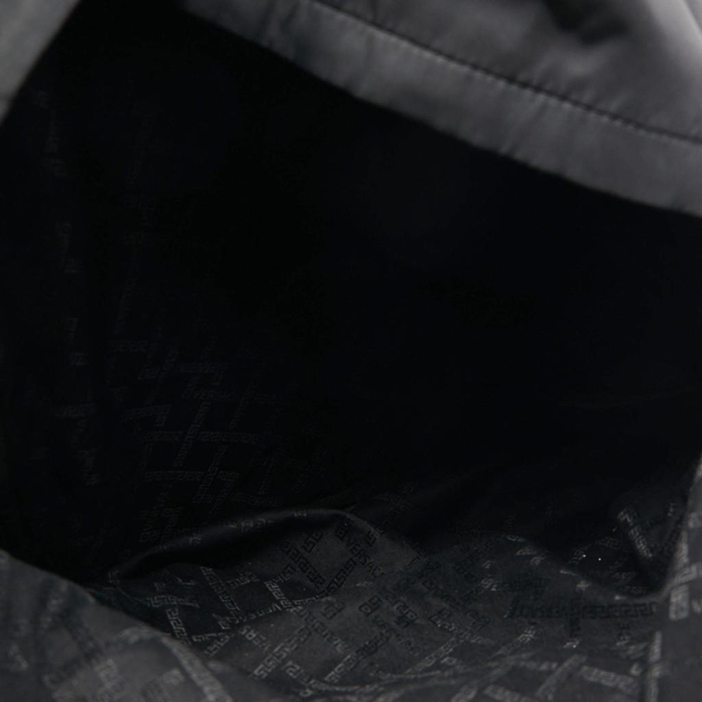 Versace Black Nylon and Leather Medusa Backpack商品第7张图片规格展示