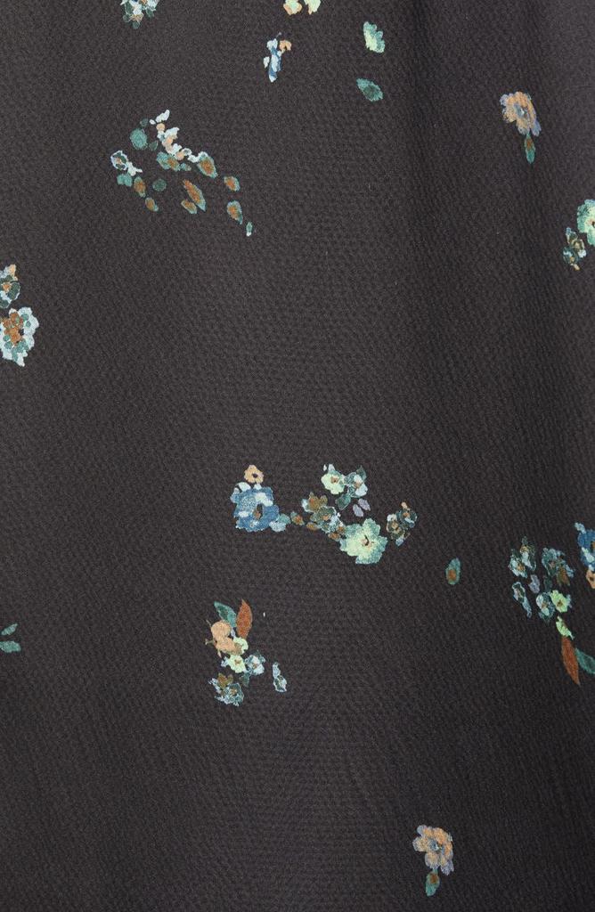 Scattered Floral Silk Blouse商品第6张图片规格展示