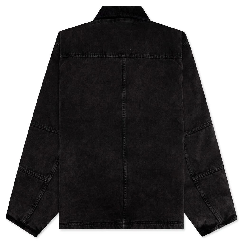 商品STUSSY|Washed Canvas Shop Jacket - Black,价格¥1977,第2张图片详细描述