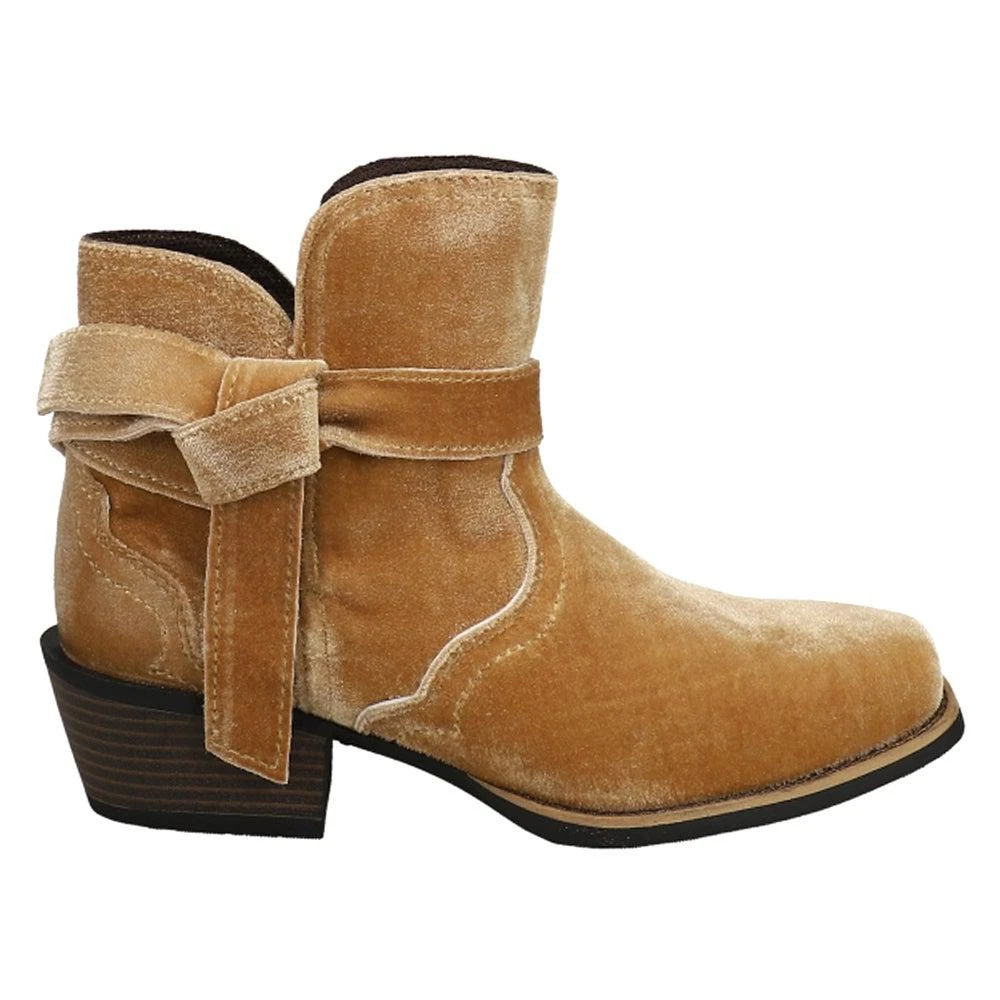 商品Justin Boots|Elana Velvet Square Toe Boots,价格¥227,第1张图片