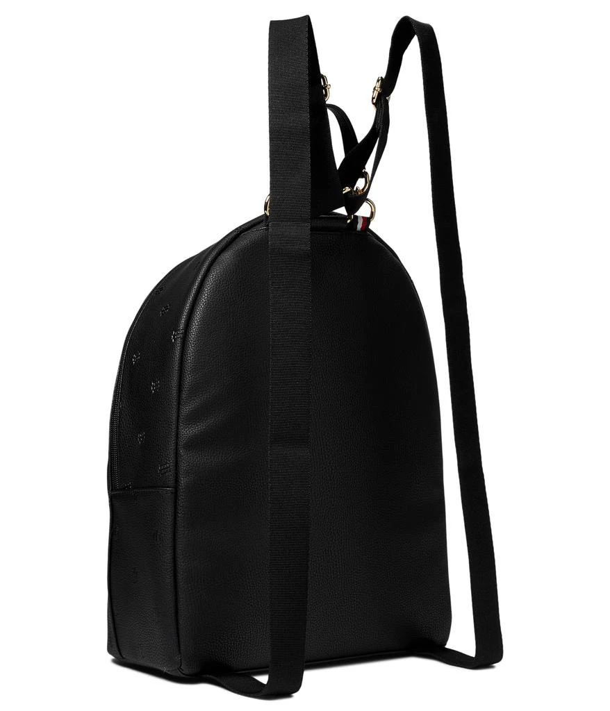 商品Tommy Hilfiger|Amelia II Medium Dome Backpack-Embossed TH Serif Critter PVC,价格¥521,第2张图片详细描述