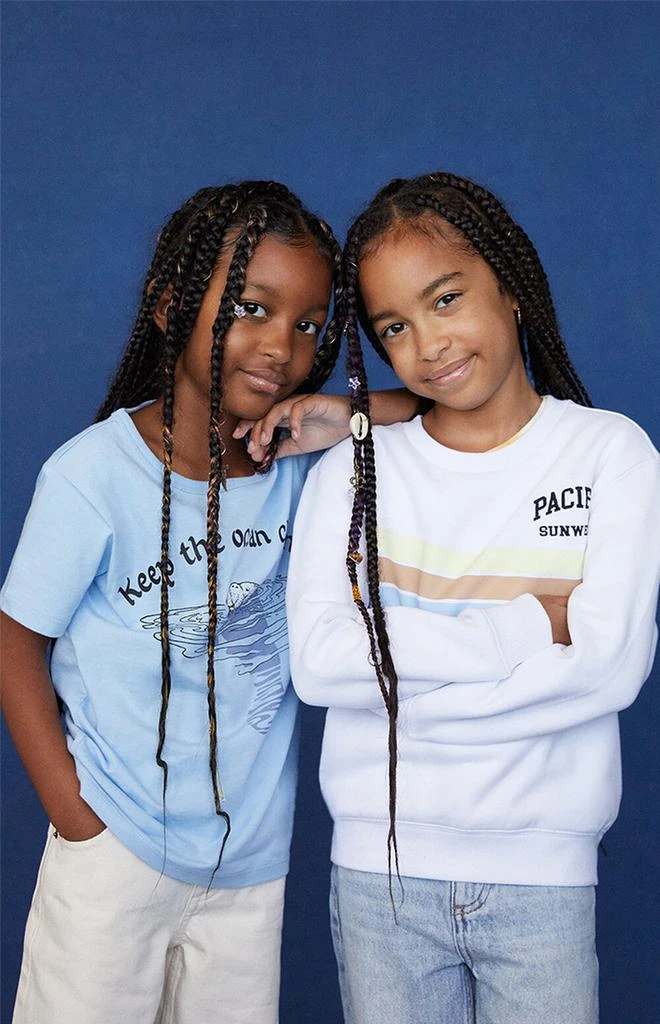 商品PacSun Kids|Pacific Sunwear Stripe Sweatshirt,价格¥157,第1张图片