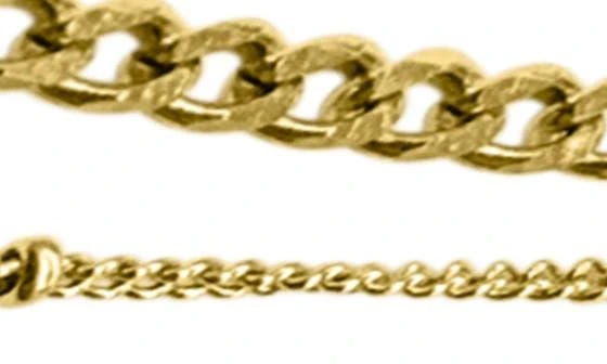 商品ADORNIA|Water Resistant Layered Chain Necklace,价格¥185,第4张图片详细描述