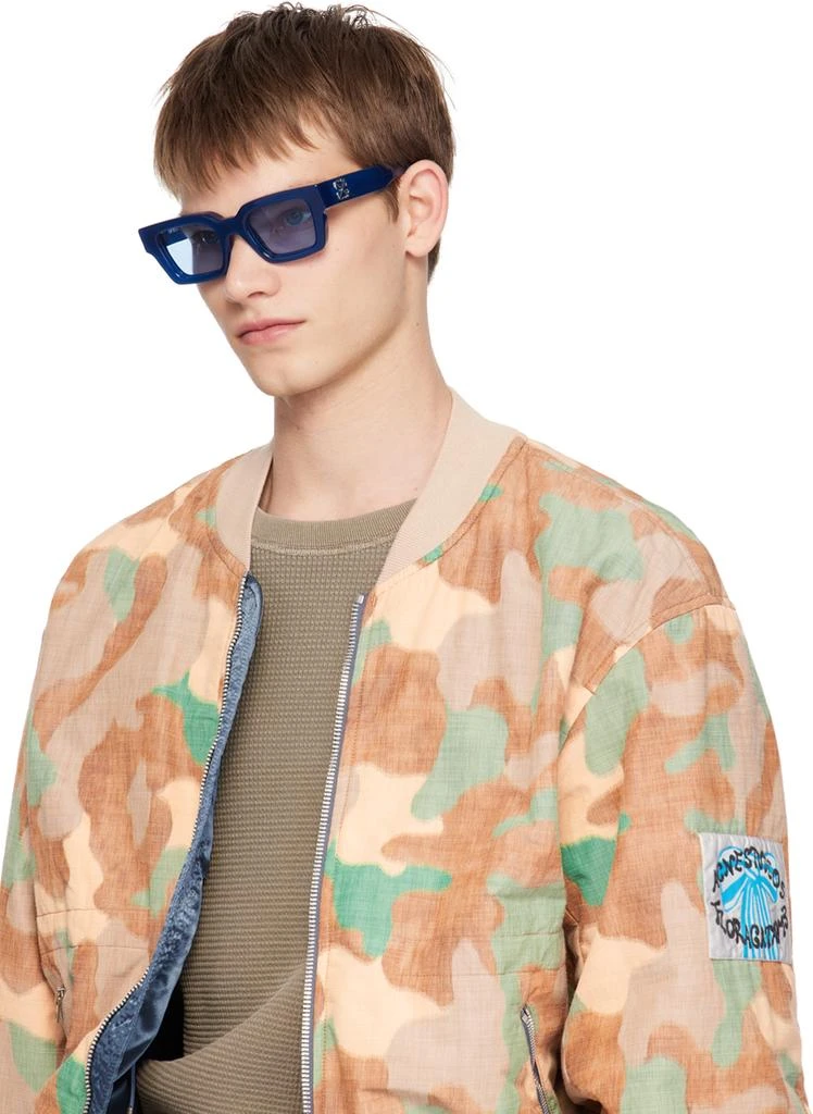 商品Off-White|Blue Virgil Sunglasses,价格¥2766,第4张图片详细描述