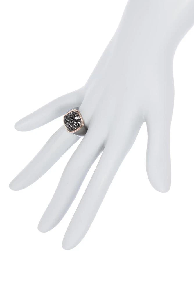 商品Effy|Sterling Silver Pavé Black Onyx Signet Ring,价格¥899,第3张图片详细描述