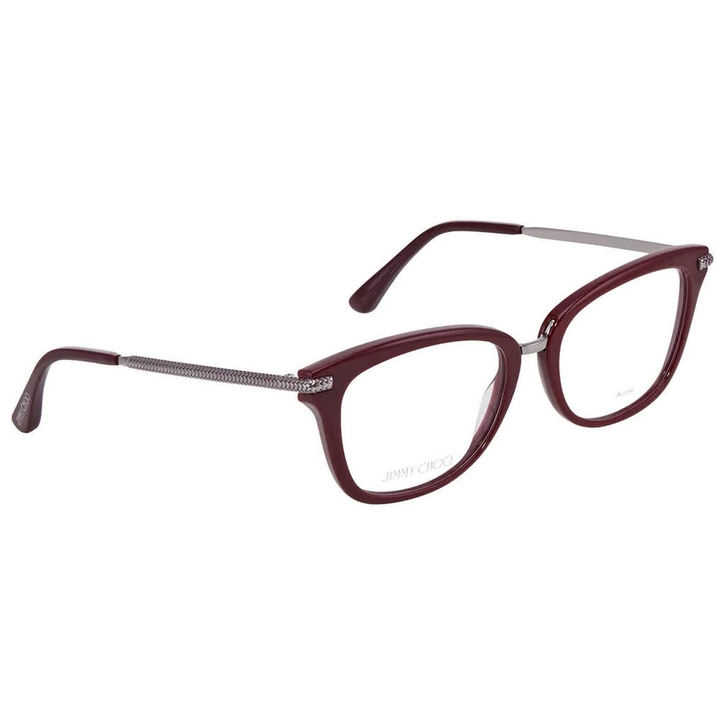 商品Jimmy Choo|Demo Rectangular Ladies Eyeglasses JC218 0LHF 52,价格¥517,第1张图片