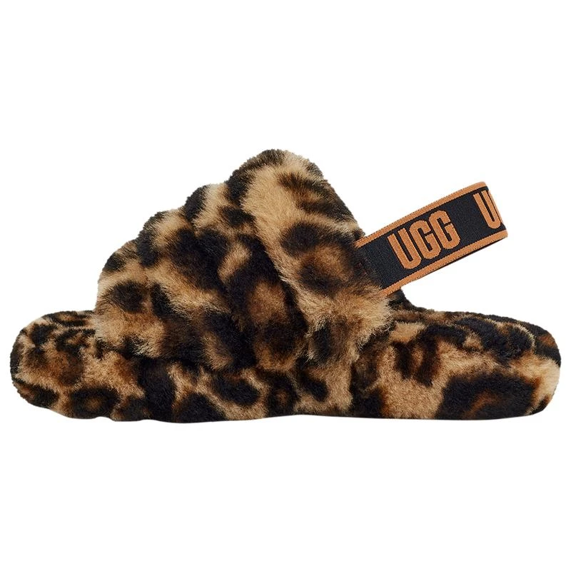 商品UGG|UGG Fluff Yeah Slide - Girls' Preschool,价格¥238,第2张图片详细描述