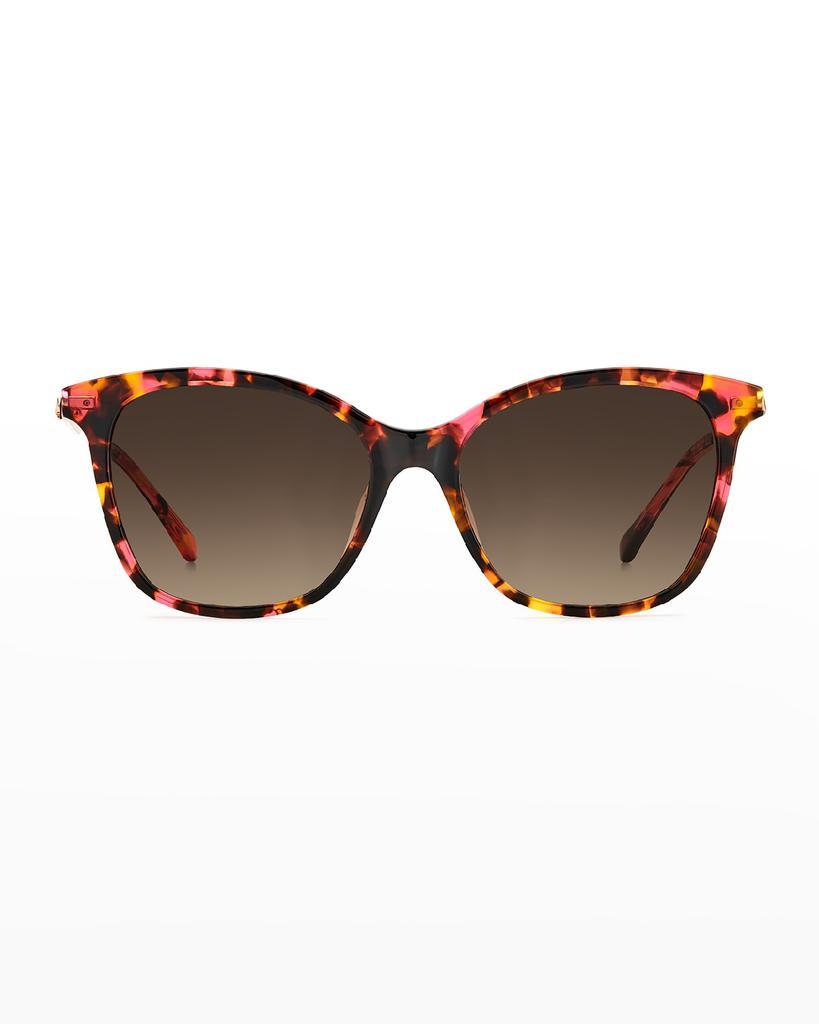 商品Kate Spade|dalilas square acetate/stainless steel sunglasses,价格¥715,第1张图片
