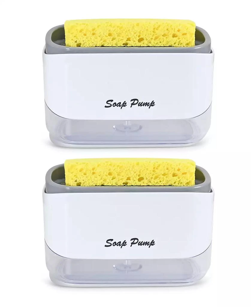 商品Cheer Collection|2 Pack Soap Dispensing Sponge Holder,价格¥270,第2张图片详细描述