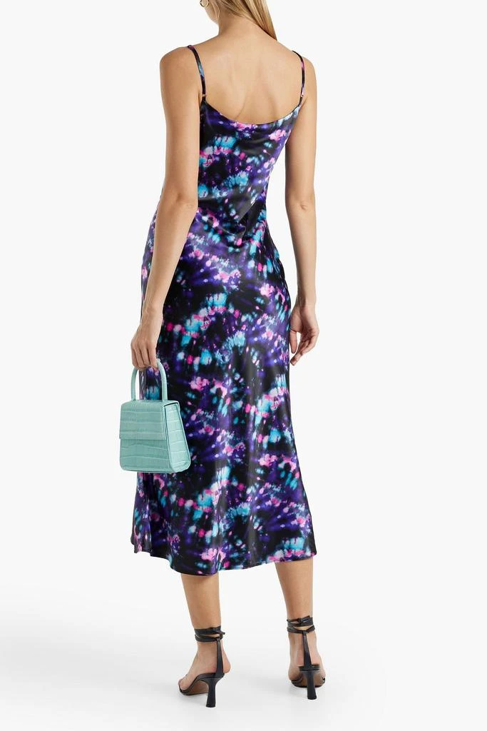 商品OLIVIA RUBIN|Lia printed satin midi slip dress,价格¥956,第3张图片详细描述