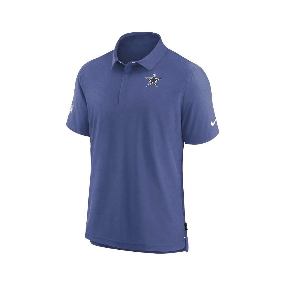 商品NIKE|Men's Navy Dallas Cowboys Sideline Lockup Performance Polo Shirt,价格¥611,第3张图片详细描述