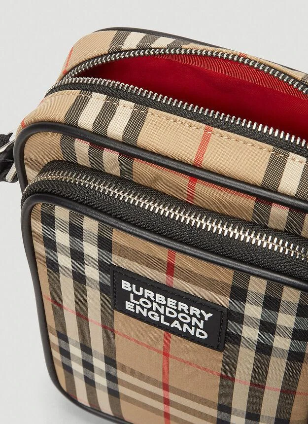 Vintage Check Crossbody Bag in Beige 商品