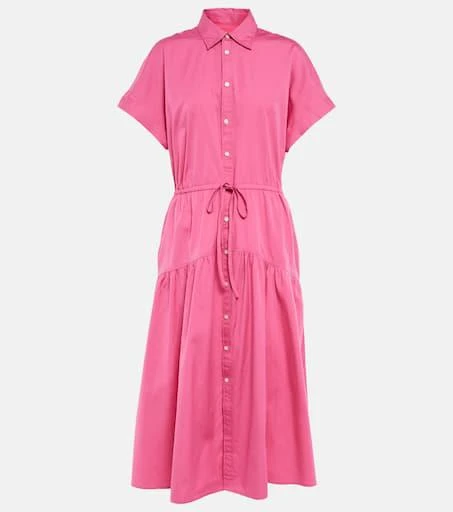 商品Ralph Lauren|抽绳棉质衬衫式连衣裙,价格¥1774,第1张图片