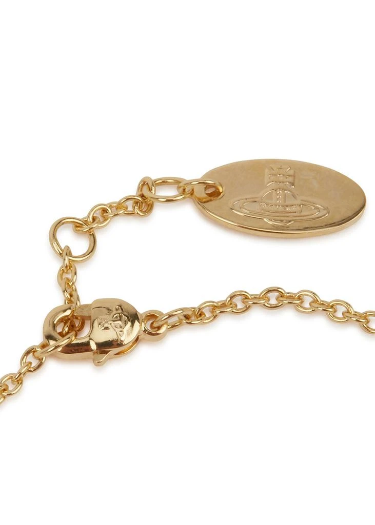 商品Vivienne Westwood|Olympia embellished gold-tone orb bracelet,价格¥1034,第4张图片详细描述