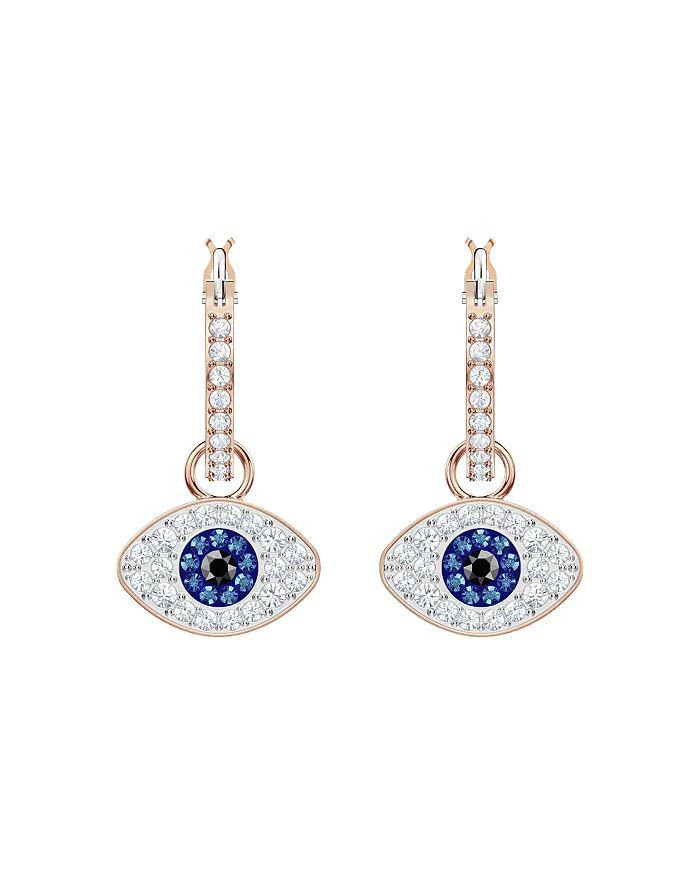 商品Swarovski|Symbolic Evil Eye Hoop Earrings,价格¥884,第3张图片详细描述