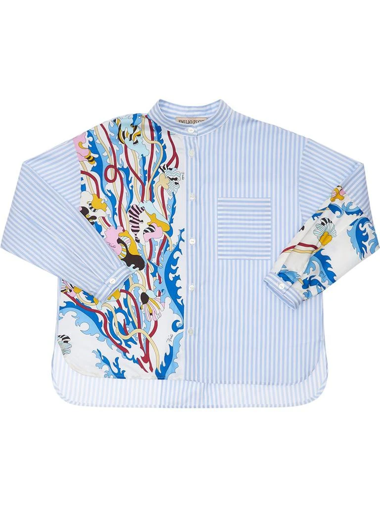 商品EMILIO PUCCI|Printed Cotton Poplin Shirt,价格¥2150,第1张图片