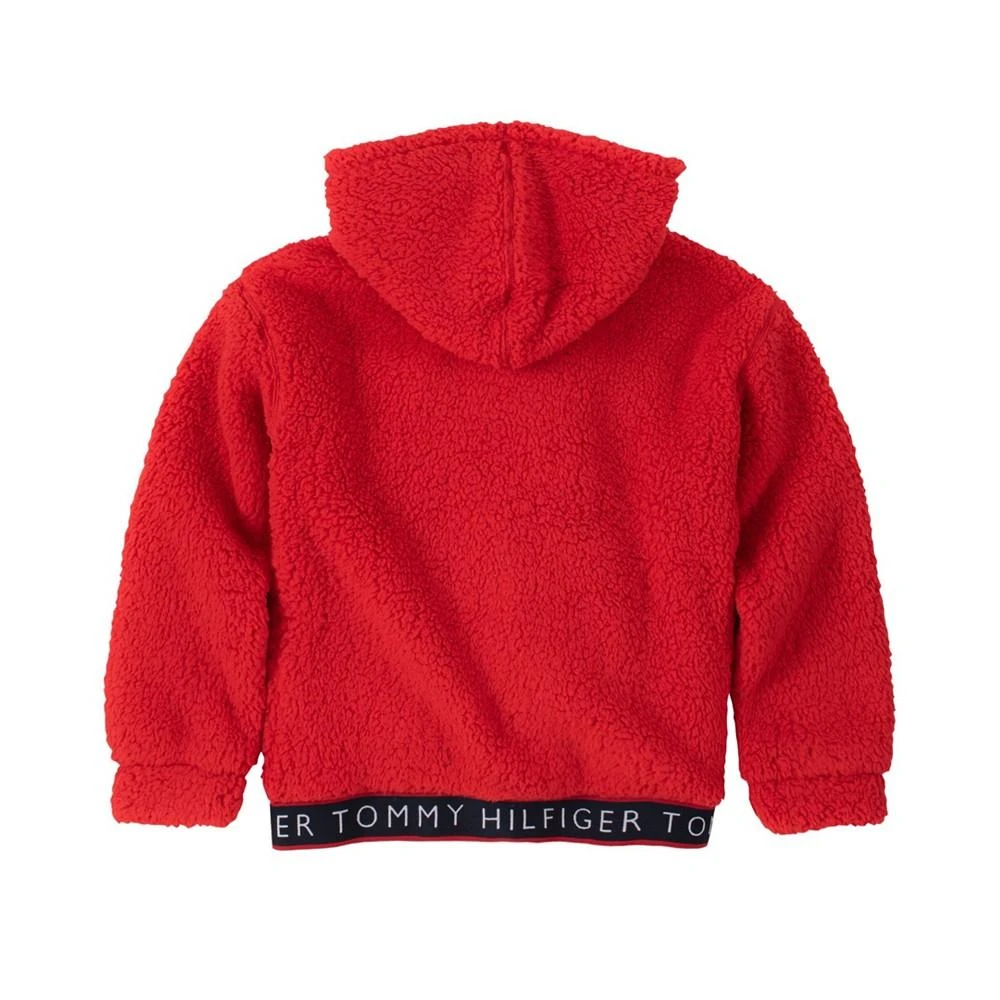 商品Tommy Hilfiger|Big Girls Sherpa Zip-Up Hooded Sweatshirt,价格¥180,第2张图片详细描述