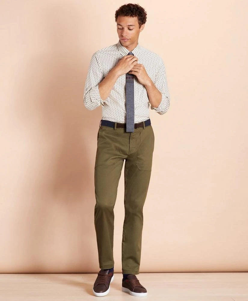 商品Brooks Brothers|布克兄弟男士弹力休闲裤,价格¥295,第2张图片详细描述
