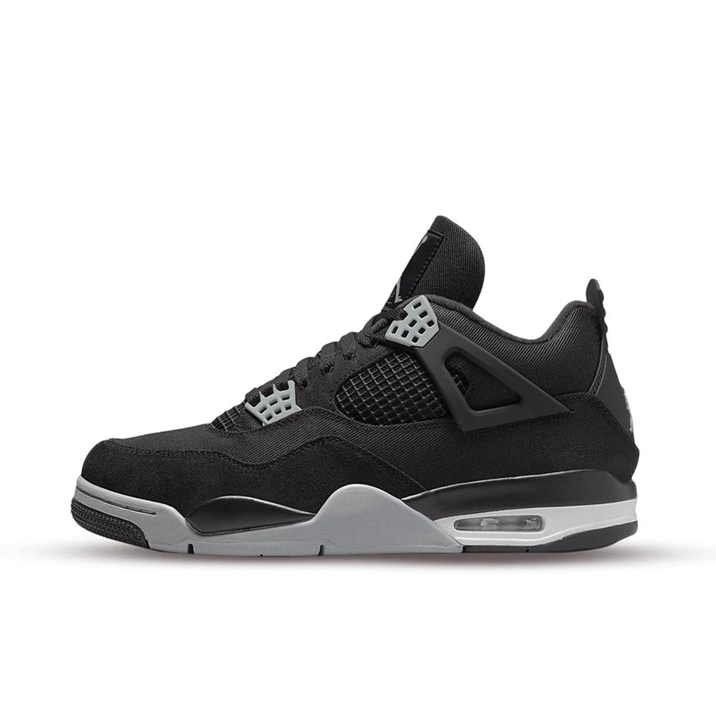 商品Jordan|Air Jordan 4 Retro SE Black Canvas,价格¥4059,第1张图片