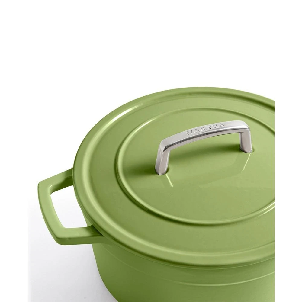 商品Martha Stewart|Martha by Martha Stewart Enamel Cast Iron 7 QT Dutch Oven,价格¥741,第4张图片详细描述