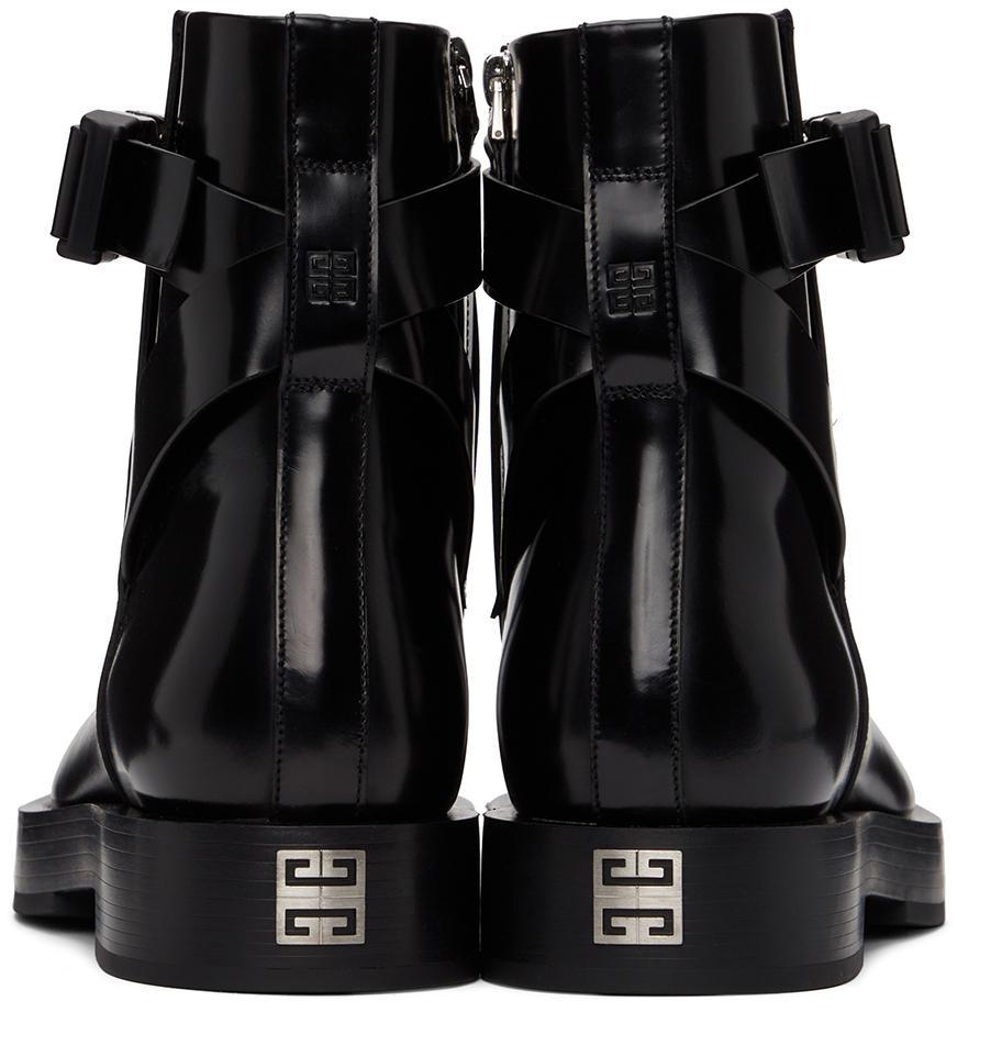 商品Givenchy|黑色 Squared Buckle 踝靴,价格¥12491,第6张图片详细描述