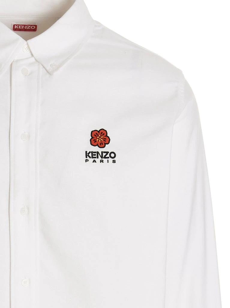 商品Kenzo|Kenzo Boke Flower Logo Embroidered Buttoned Shirt,价格¥1418,第3张图片详细描述