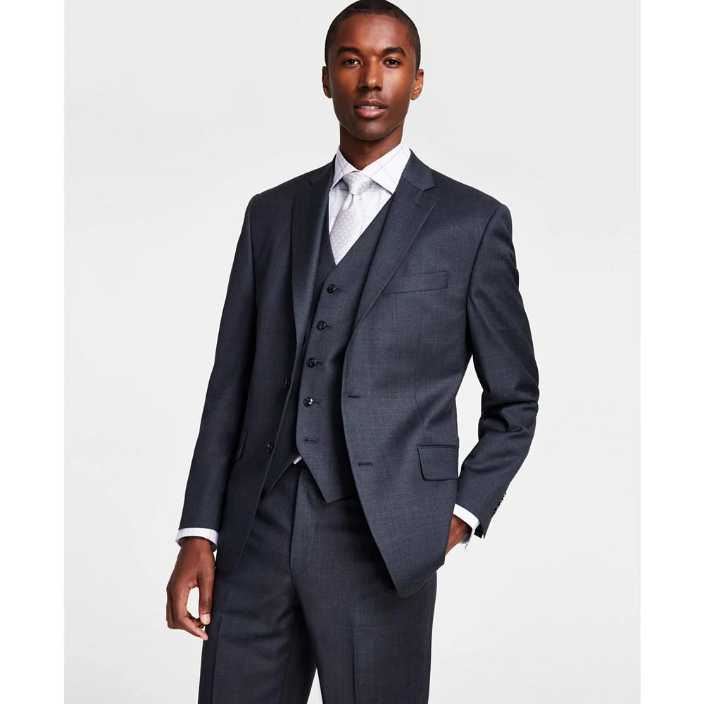 商品Michael Kors|Men's Classic-Fit Wool-Blend Stretch Solid Suit Jacket,价格¥3306,第1张图片