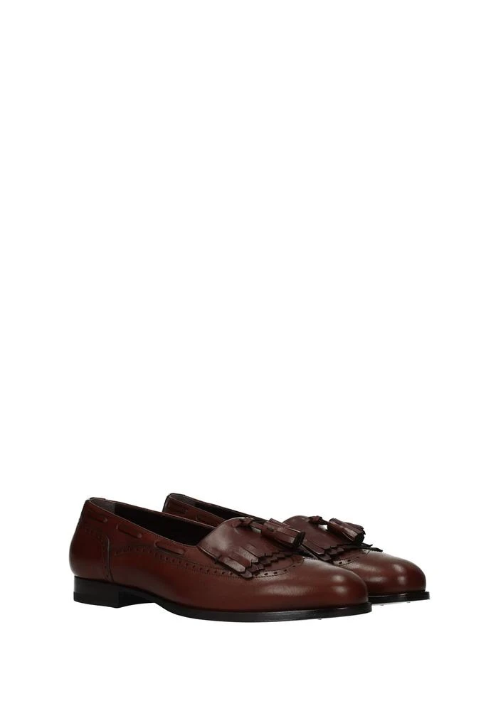 商品Celine|Loafers Leather Brown Dark Brown,价格¥2248,第2张图片详细描述