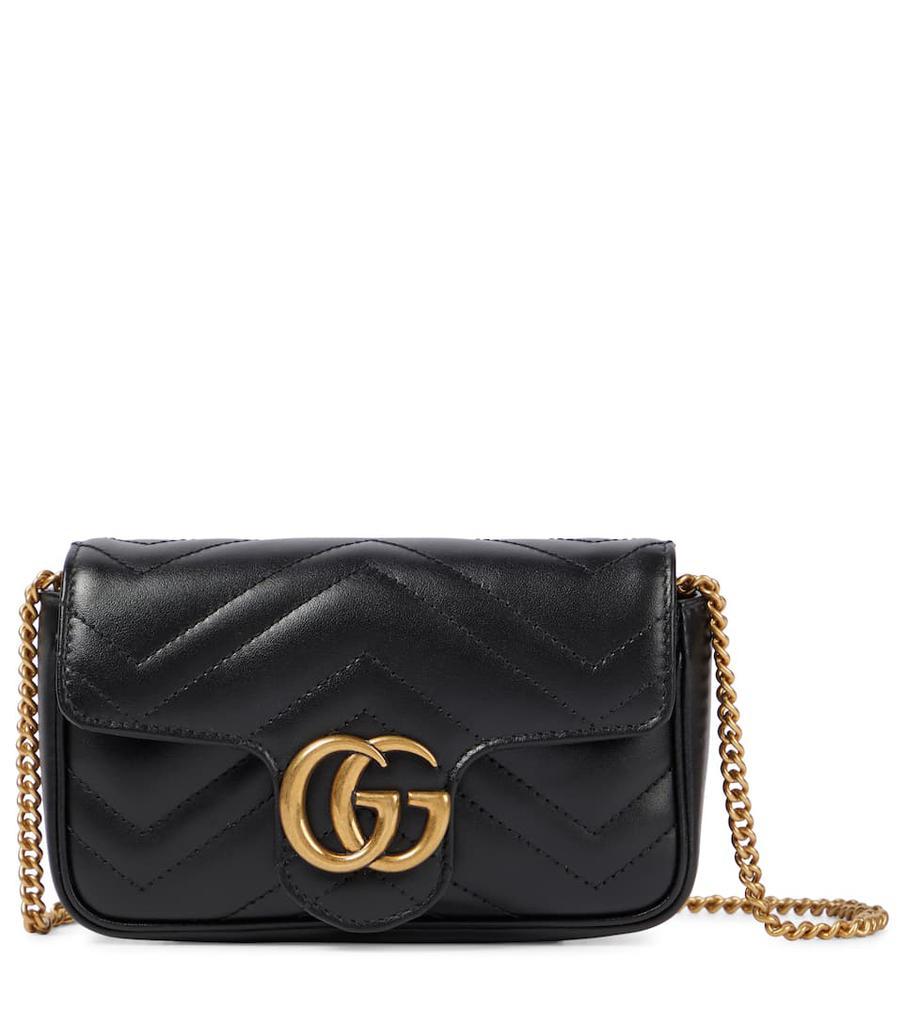 商品Gucci|GG Marmont 超迷你链条斜挎包,价格¥7922,第1张图片