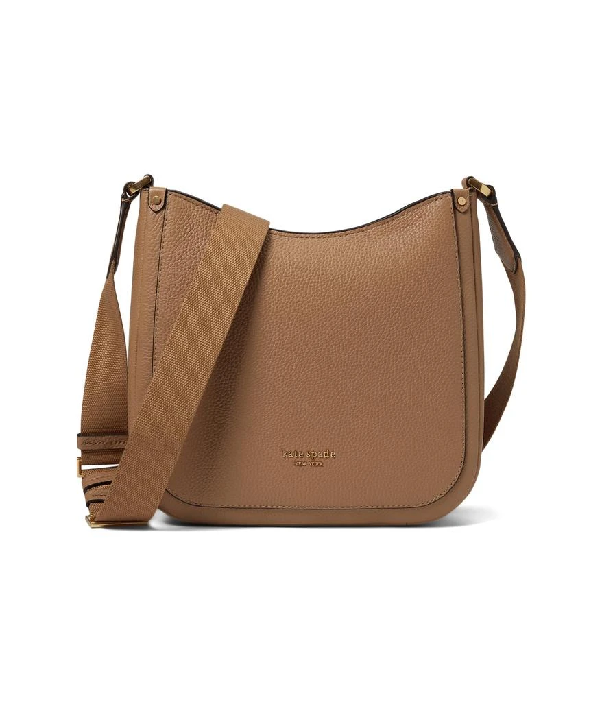 商品Kate Spade|Roulette Pebbled Leather Medium Messenger,价格¥1135,第1张图片