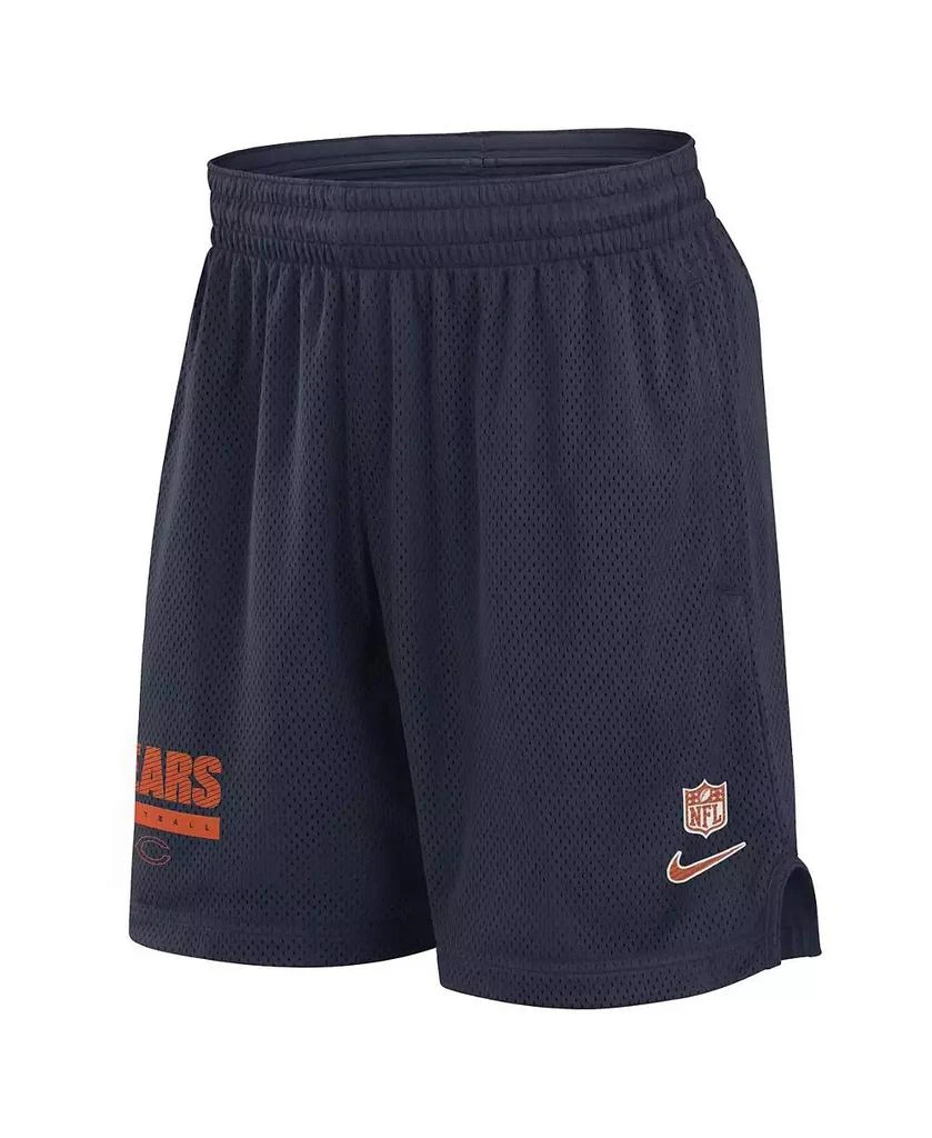 商品NIKE|Men's Navy Chicago Bears 2024 Sideline Performance Mesh Shorts,价格¥342,第2张图片详细描述