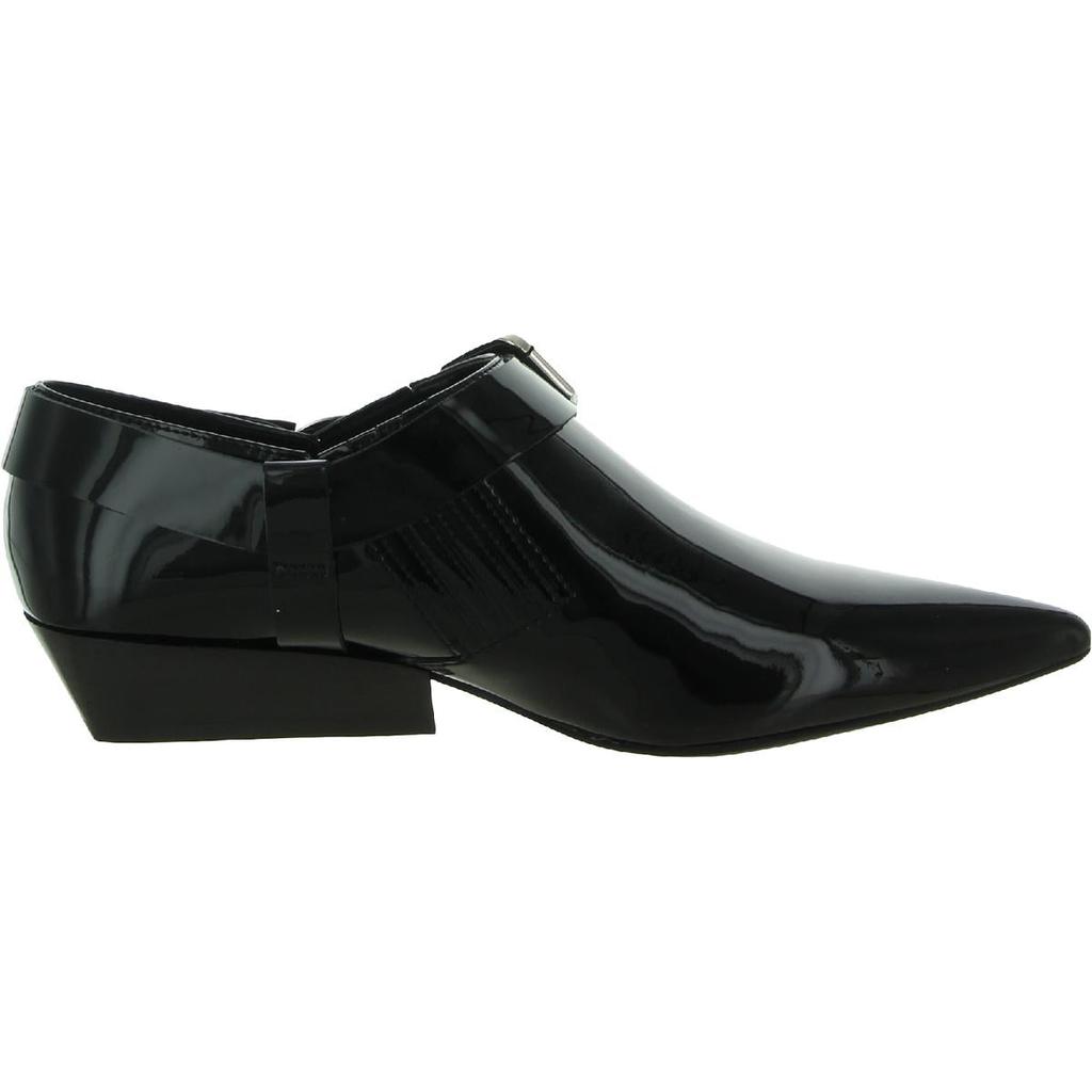 Calvin Klein Jeans Womens Ellen Patent Patent Leather Adjustable Loafers商品第4张图片规格展示