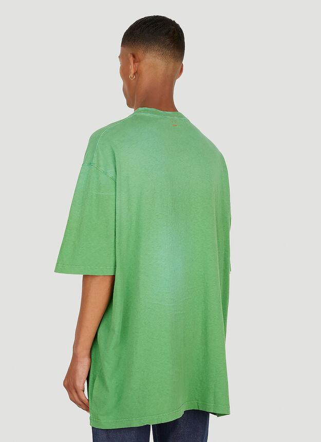 Eyck Oversized T-Shirt in Green商品第4张图片规格展示