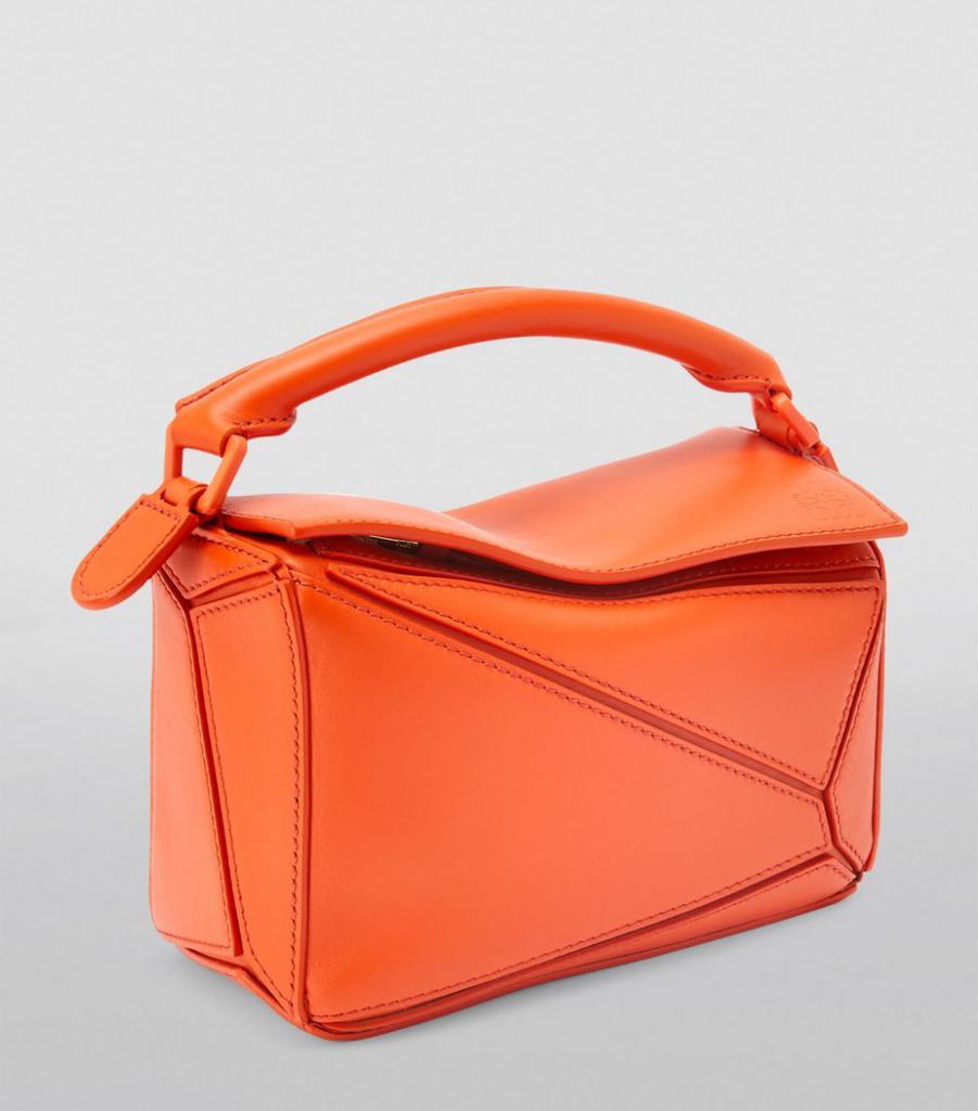 商品Loewe|Mini Leather Puzzle Top-Handle Bag,价格¥16652,第4张图片详细描述