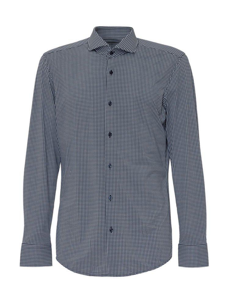 Hugo Boss Checked Long-Sleeved Shirt商品第1张图片规格展示