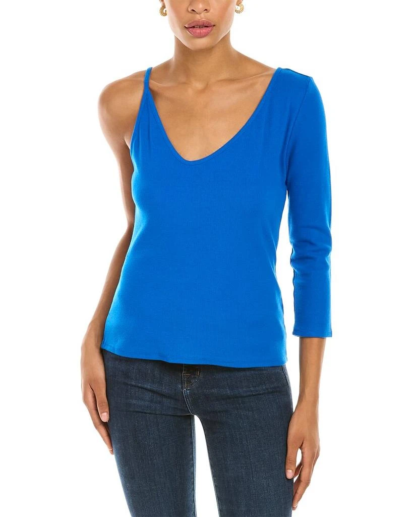 商品Vince Camuto|Vince Camuto One-Shoulder Rib Knit Top,价格¥135,第1张图片