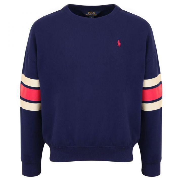 商品Ralph Lauren|Blue Large Logo Sweatshirt,价格¥278,第1张图片